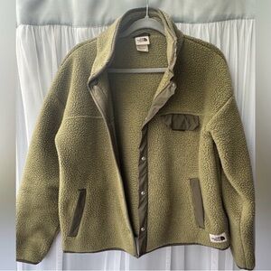 The North Face Olive Green Cragmont Fleece Jacket 🏔️